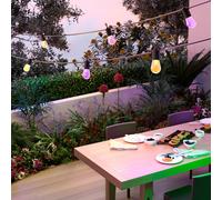 Calex Inteligente al aire libre Partystring luces de hadas, RGBW EC:EPREL:1089010