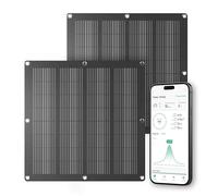 Calex Kit de Paneles Solares Semi-Flexibles 2×110W con Micro-Inversor, Monitorización por App, para Balcón y Uso Móvil