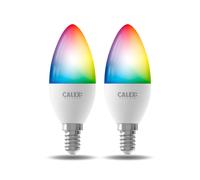 Calex Smart LED vela E14 B35 4.9W CCT RGB set de 2 EC:EPREL:646433
