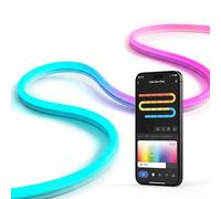 CALEX Tira LED Neón Flex Smart 2M, RGBIC, Razer Chroma Sync | Flexible para crear formas y un setup gaming único - Elige entre 16 millones de colores y sincroniza luz con juegos y música