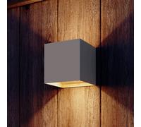 Calex Volterra, aplique LED para exterior con sensor y batería, arena, IP44