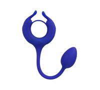 CALEXOTICS - ADMIRAL ANILLO CON PESO PARA PENE AZUL