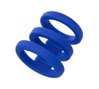 Calexotics - admiral jaula triple para pene azul