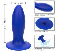 CALEXOTICS Admiral Torpedo Plug Anal - Vibrador Ergonómico De Silicona Para Placer Intenso