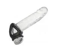 CALEXOTICS - ALPHA ANILLO DE JAULA DOBLE NEGRO