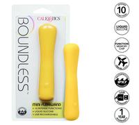 Vibradores clásicos marca California Exotics Boundless Mini Flexiwand Yellow