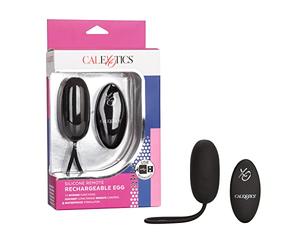 CalExotics Calex Silicone Remote Rechargeable Egg Negro - 53 g