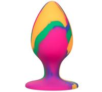 CALEXOTICS Cheeky Large Tie-Dye Plug - Diseño Atractivo Para Exploración Sensorial