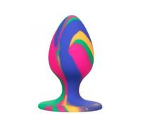 California exotics - cheeky medium tie-dye plug anal
