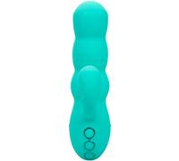CALEXOTICS Del Mar Diva Vibrador Rabbit Verde Agua - Vibrador Recargable Con Diseño Lúdico Y Funcionalidad Mejorada