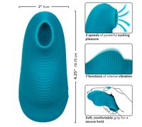 CALEXOTICS Envy Masajeador De Bola Rodante Azul - 7 Vibraciones Para Una Experiencia Sensual Única