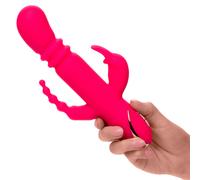 Calexotics - jack fantasy triple vibrador calentable rabbit rosa