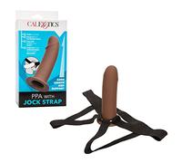 California exotics - arnÉs con dildo hueco marrÓn