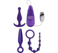 CALEXOTICS Kit Anal Para Ella - Masajeador Anal Con Múltiples Velocidades Para Placer Seguro