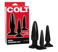 Cal'Exotics Kit Plugs Anales, Color Negro - 1 Kit Plugs Anales