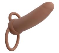 Calexotics - maxx doble penetrador grueso 10 vibraciones mulato