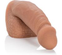 CALEXOTICS Packing Pene Realista 14.5 cm Marrón - Diseño Suave Para Un Ajuste Cómodo
