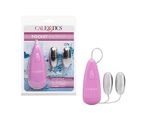 CalExotics Pocket exotics - Bala vibradora doble plata