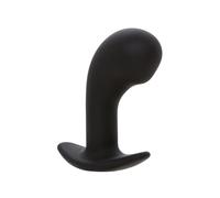 CalExotics Rock Bottom Curved Probe - plug anal con vibración - estimulador de próstata