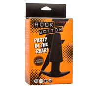 Calexotics - rock bottom plug anal cÓnico 10 vibraciones silicona negro