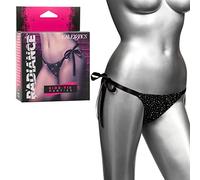 Calexotics Ropa Interior erótica de Cuero y látex para Mujer Marca Perizoma con brillantini Side-Tie Panties