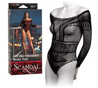 CalExotics Scandal - Traje de hombro descubierto, color negro