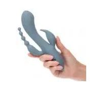 CALEXOTICS - VIBRADOR TRIPLE ÉXTASIS GRIS