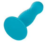 CALEXOTICS Wave Rider Swell Plug Anal Azul - Diseño Ergonómico Con Textura Ondulada Para Sensaciones Intensas