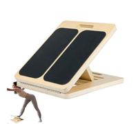 Calf Stretcher Slant Board, Portable Wooden Incline Plate for Stretching, Ergonomic Tilt Board for Knees, Ankles, Heels, Feet, and Leg Flexibility Training