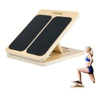 Calf Stretcher Slant Board, Portable Wooden Tilt Plate, 12.8x15.59x1.57 inches Adjustable Knee Ankle, Incline Stretching Tool For Heel, Feet, And Leg Flexibility