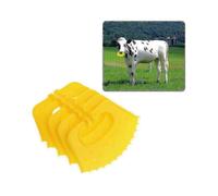 Calf Weaner Plastic Cow Nose Ring Anti-suction Milling Stop Puncture Weaning Aid Tool Farm Animal Husbandry Equipment (5pcs, Yellow)