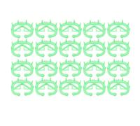 Calf Weaner Rings 20 Pack | Thick ABS Plastic Nose Rings for Calves | Efficient Weaning Tool for Dairy/Beef Cattle | Sucking Preventer with Secure Spike