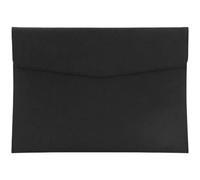 CALFOVERA Carpeta de Documentos de Cuero Sintético A4 con Cierre A Presión, Tamaño Carta, Resistente Al Agua, Color Negro, Organizador de Archivos, Estuche de Bolsillo para Recibos, Contratos