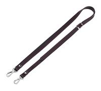 CALFOVERA Correa de Cuero Sintético Suave para Mujer, Ajustable, Fina, de Repuesto, 89-109cm X 14mm, Marrón Oscuro, con Hebillas de Aleación para Bolsos de Hombro Tipo Bandolera, Suministros