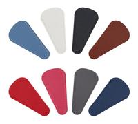 CALFOVERA Funda de Piel Sintética Impermeable para Tijeras Pequeñas, 8 Colores, Funda de Seguridad, Duradera, Portátil, para Coser, Acolchar, Manualidades, 8 Unidad