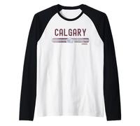 Calgary Canada | Vacation Travel Camiseta Manga Raglan