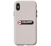 Calgary Logo Emblema - Calgary Alberta Canadá Carcasa para iPhone X/XS