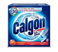 Calgon 2 en 1, suavizador de agua contra cal y suciedad en la lavadora, 15 unidades