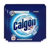 Calgon 2 in1 Giga Pack 6 x 15 Tabs, agua nthärter contra la cal y suciedad en la lavadora, 90 unidades)