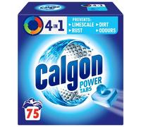 Calgon Ablandador de agua para lavadora 3 en 1, 75 tabletas, paquete de 1