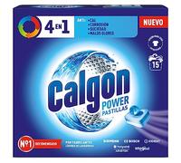 Calgon Pastillas 4 en 1 - Antical para la lavadora, Anticorrosión, Elimina Olores y Suciedad, en formato pastillas, 15 unidades