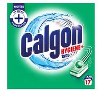 Calgon Pastilles Anticalcaire Nettoyant Lave-Linge Hygiène Plus - 17 Tablettes