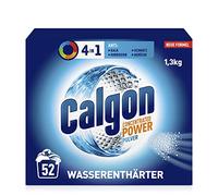 Calgon Polvo de potencia 4 en 1, ablandador de agua contra incrustaciones, suciedad y corrosión en la lavadora, evita olores desagradables, 1 x 1,3 kg