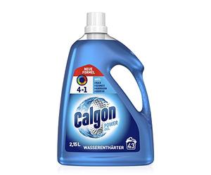 Calgon Power Gel 4 en 1 - eficaz contra la cal, la suciedad, los olores y la corrosión - ablandador de agua protector para lavadora - 1 x 2,15 l