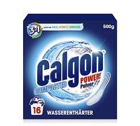 Calgon Power Powder 3 en 1 - Ablandador de agua antical y suciedad en la lavadora, previene olores desagradables, 1 x 500 g