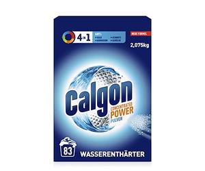 Calgon Power Powder 4 en 1 - Ablandador de agua antical, suciedad y corrosión en la lavadora, previene olores desagradables, 1 x 2,075 kg