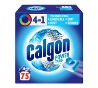 Calgon Powerball Pastillas - Antical para la Lavadora, Elimina Olores y Suciedad, en formato pastillas, 75 unidades