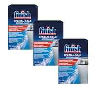 Calgonit Sal especial para lavavajillas 1,2 kg (3 unidades) Protege contra cal y manchas, resultados limpios y mayor vida útil + tarjeta