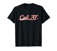 Cali AF West Coast California Lifestyle Vintage Varsity Camiseta
