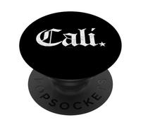 Cali California Retro - Vintage West Coast Vibes Inglés Antiguo PopSockets PopGrip Adhesivo